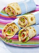 Wraps mit Schinken