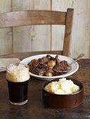 Beef stew with dark beer