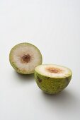 A halved breadfruit