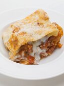 Lasagne alla bolognese (Lasagne with bolognese sauce, Italy)