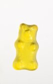 A yellow Gummi bear