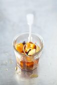 Sweet and sour pickled pumpkin