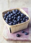 Blueberries in a punnet