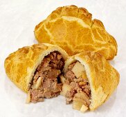 Cornish pasties (Meat and vegetable pasties)