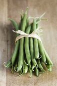 A bundle of green beans