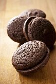 Chocolate whoopie pies (without filling)