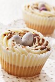 Geeiste Cup Cakes zu Ostern