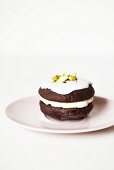 Whoopie Pie mit Lavendel und Pistazien