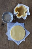 Pastry crust for tartlettes