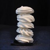 A stack of meringue nests
