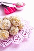 Apricot and coconut balls