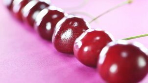 Cherries in a row