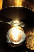 Pochiertes Ei auf English Muffin