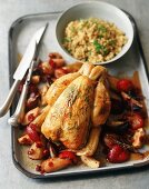 Roast Chicken and Fruit with Couscous