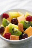 Bowl of Fresh Fruit Salad