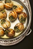 Snails in Garlic Herb Butter