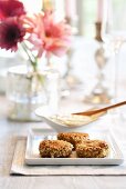 Zesty Crab Cakes on a Plate