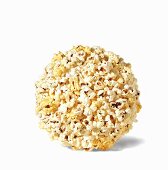 Popcorn Ball on a White Background