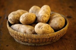 Idaho Potatoes in a Basket