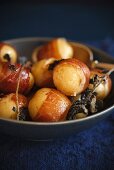 Roast Potatoes Wrapped in Prosciutto with Sage