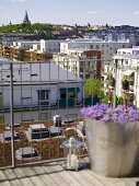 A view from a balcony over Stockholm