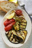 Antipasto di verdure alla griglia (Grilled vegetables)