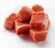 Schweinefleisch, in Würfel geschnitten