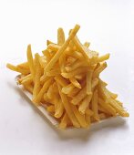 French Fries on a Paper Plate