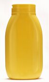 Senf in gelber Plastikflasche
