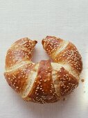 Croissant with sesame