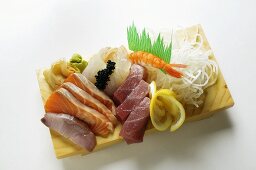 Sashimi mit Lachs und Thunfisch
