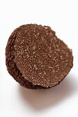 Black truffle, a piece cut off