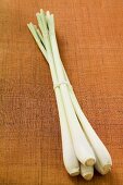 Five stalks of lemon grass, in a bunch