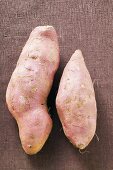 Two sweet potatoes