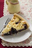 Piece of radicchio tart (Veneto)