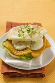 Pumpkin and mozzarella sandwich (Italy)