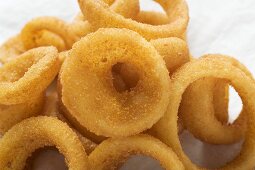 Deep-fried onion rings