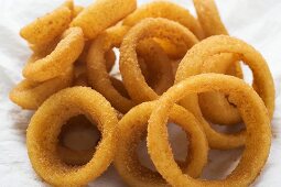 Deep-fried onion rings