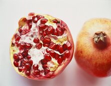 Half a pomegranate