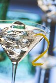 Gin Tini (Cocktail made with gin and Extra Dry Vermouth)