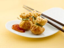 Dim Sum mit Garnelenfüllung