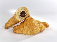 Croissant mit Schokofüllung