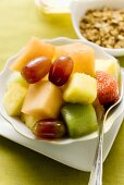 Fruit salad for a healthy breakfast