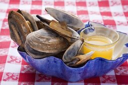 Clams with butter