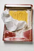 Spaghetti in der Verpackung
