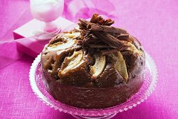 Chocolate pear cake