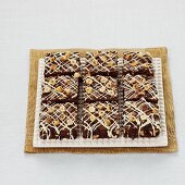 Chocolate hazelnut slices