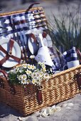 Picnic basket by the sea (detail)