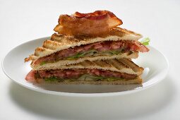 BLT-Sandwiches, getoastet