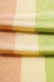 Home-made three-colour lasagne sheet (close-up)